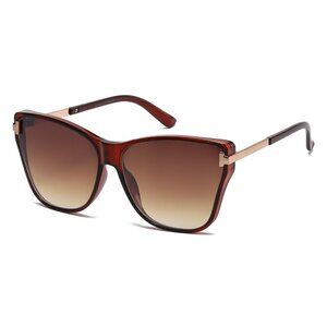 Sunglasses Women Sunglasses Brown‎ Square Lens Elegant Shades Lentes Gafas Nuevo
